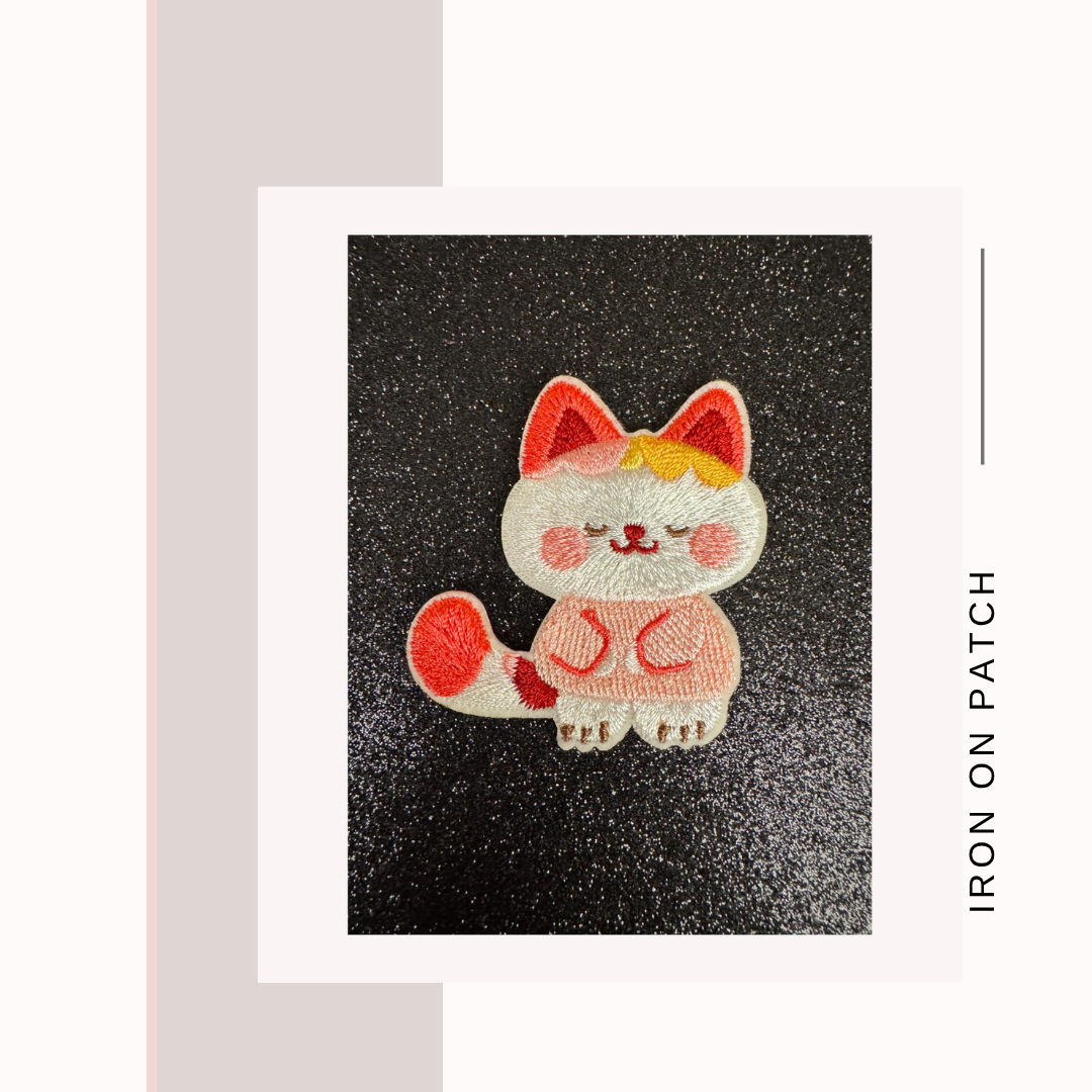 Kitty Iron on Patches